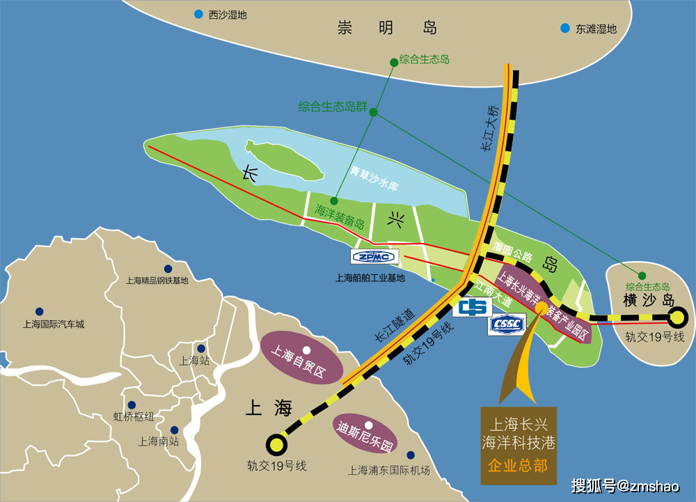 上海长兴岛最新规划图揭晓未来发展蓝图