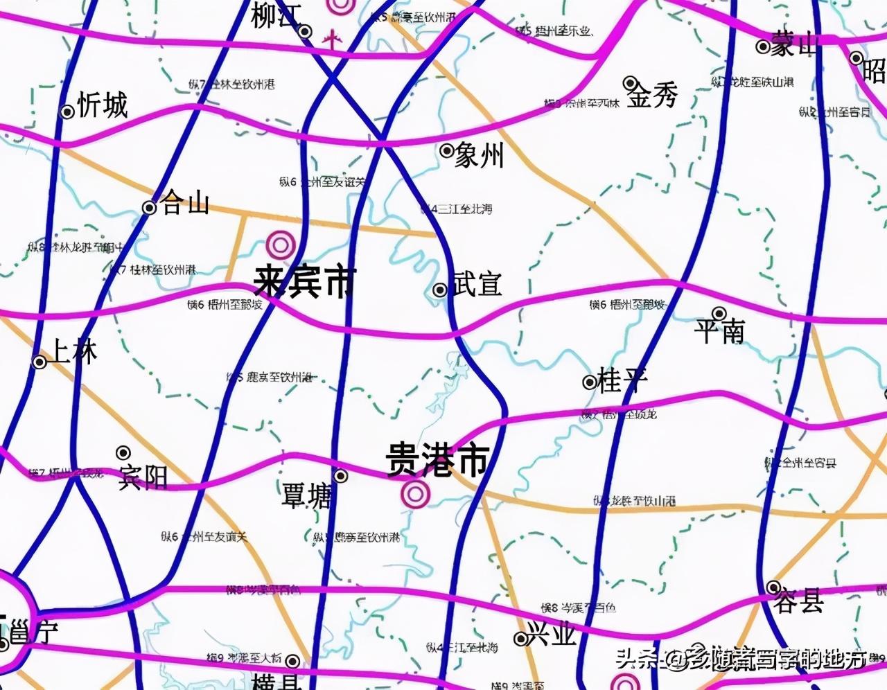 广西高速公路最新地图概览