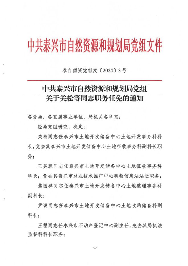 鼎城区自然资源和规划局人事任命最新名单公布